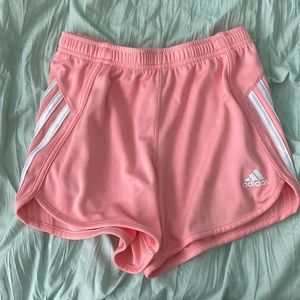 Light pink Adidas shorts
